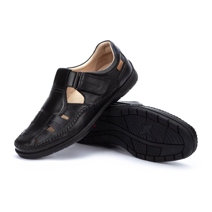 Men's Pikolinos MARBELLA Sandals Black | NZ LQA3987